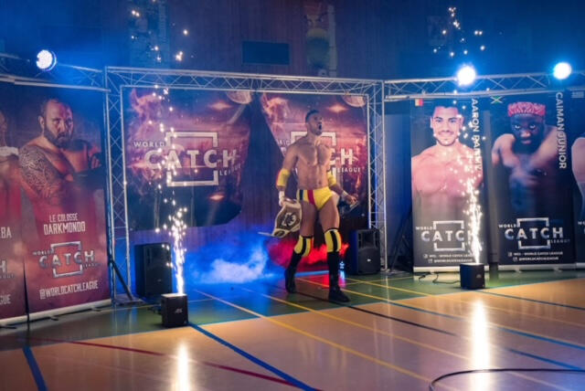 Aaron Rammy catch belgique WWE Brussels
