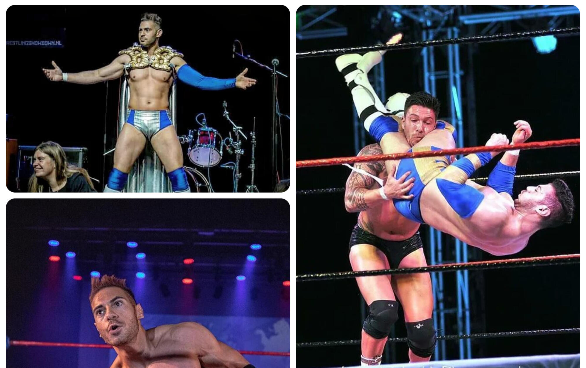 Aaron Rammy catch belgique WWE Brussels