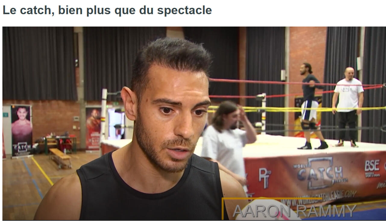 Aaron Rammy catch belgique WWE Brussels