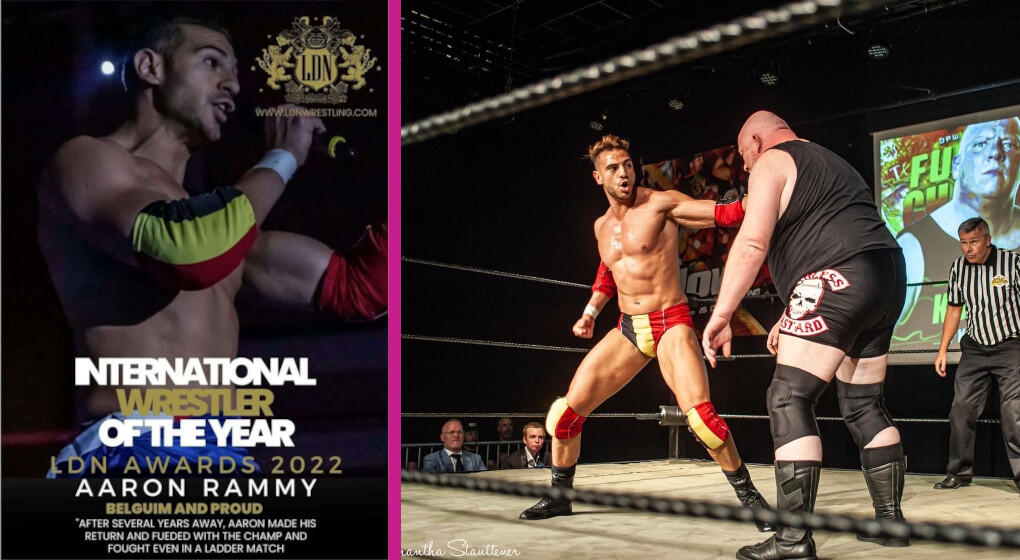 Aaron Rammy catch belgique WWE Brussels